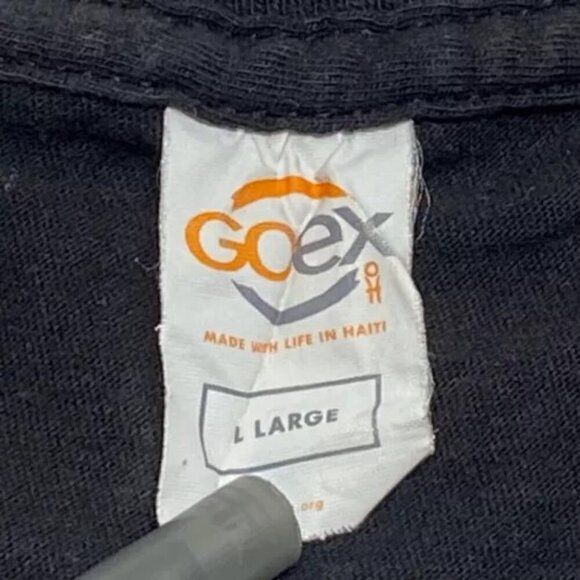 Holy Roar Tour Tee Adult Large Goex Black Double Sided Graphic Logo T-Shirt GUC - Picture 3 of 5